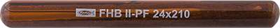 Капсула химическая FHB II-PF 24x210 (M24x210 мм), винилэстер