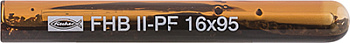 Капсула химическая FHB II-PF 16x95 (M16x95 мм), винилэстер
