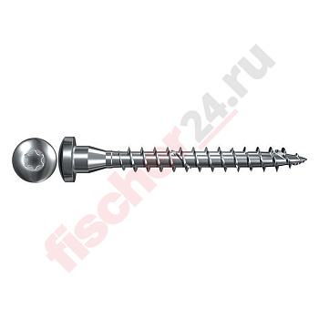 Саморез по дереву FPF-PT 5,0x50 ZPF 200 (5x50 мм), оцинкованная сталь