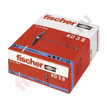 Дюбель KD 3 B (M3 12x95 мм (компл. 10 шт.)), оцинкованная сталь