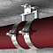Опора-хомут FSFP 1 1/2" (1 1/2" 48.3 мм), оцинкованная сталь