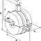 Хомут FRS K 48-49/19 (M8/M10 1 1/2" 48-49/19 мм), полиуретан