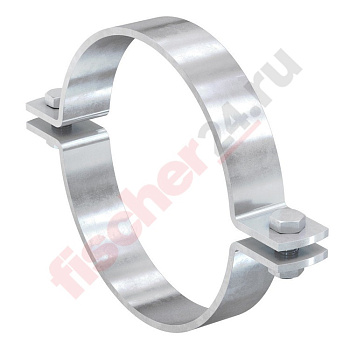 Хомут FKS Plus 40-44 (1 1/4") M8 (M8 1 1/4" 40-44 мм), оцинкованная сталь