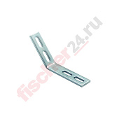 Уголок MW 27-45° A2 (100x75x25 мм), нержавеющая сталь A2/AISI 304