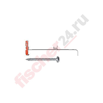 Дюбель распорный DUOTEC 12 S PH M (12x60 мм), нейлон
