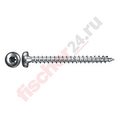 Саморез по дереву FPF-PT 5,0x60 A2F 50 (5x60 мм), нержавеющая сталь A2/AISI 304