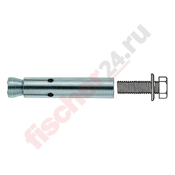 Анкер с подрезкой FZA 14x60 M8 I (14x60 мм (M8), оцинкованная сталь