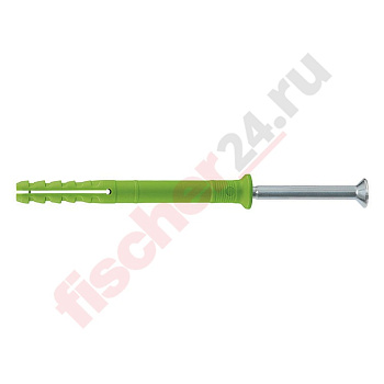 Дюбель-гвоздь N 8x80/40 S GREEN (8x80/40 мм), оцинкованная сталь