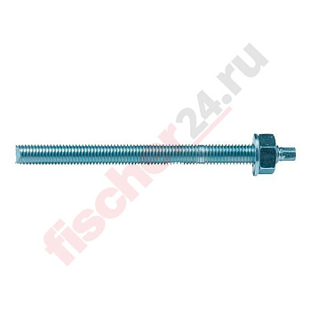 Шпилька анкерная FTR M8x110 GVZ (M8x110 мм), горячеоцинкованная сталь