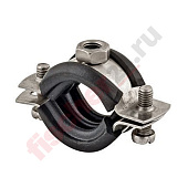 Хомут FRS 2 1/2'' A2 (M10 2 1/2" 72-78 мм), нержавеющая сталь A2/AISI 304