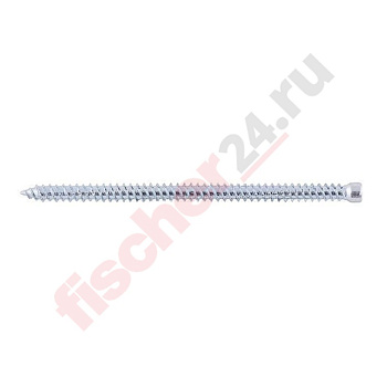 Шуруп по бетону FFSZ 7,5x122 T30 (6x122 мм), оцинкованная сталь