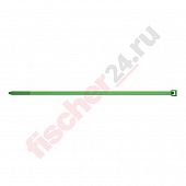 Стяжка кабельная GBN Cable Tie Green (2.5x200 мм), нейлон