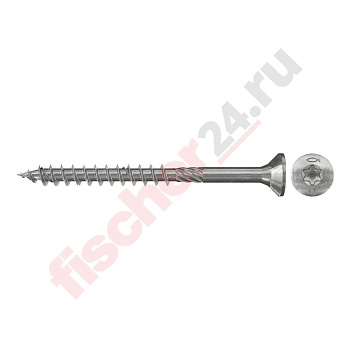 Саморез по дереву FPF-ST 8,0x140 A2P 50 (8x140 мм), нержавеющая сталь A2/AISI 304