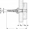 Дюбель распорный UX 6x35 (6x35 мм), нейлон
